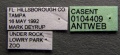 Specimen labels